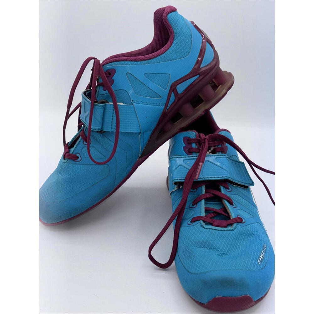 Inov-8 Fastlift 315 Weightlifting Shoes Women’s 6 Blue Maroon EUC
